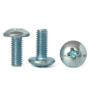 M5 M8 China Factory Supplier Blue and <strong>White</strong> Zinc <strong>Screw</strong> Phillips Truss Head <strong>Screws</strong> - Product Image 4