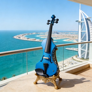 Violín Eléctrico Directo de Fábrica, Tamaño <span class=keywords><strong>3</strong></span>/<span class=keywords><strong>4</strong></span> 1/2, Pastilla para Violín - Alta Calidad para Estudiantes Principiantes - Product Image 4