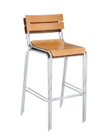 Chaises de salle à manger rétro design pour café, usage commercial extérieur et intérieur