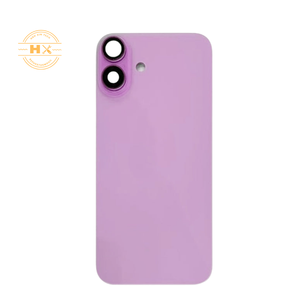 Coque arrière rose pour iPhone 16 Plus avec support métallique et protection d'objectif - Product Image 1