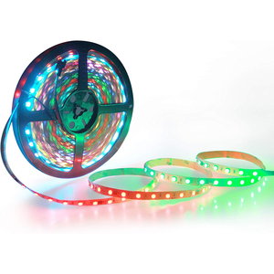 RGB <span class=keywords><strong>LED</strong></span> Strip ánh sáng lập trình Giấc Mơ Màu kỹ thuật số <span class=keywords><strong>LED</strong></span> Pixel ánh sáng 24V 10M 600 <span class=keywords><strong>LED</strong></span> cầu vồng đuổi theo hiệu ứng <span class=keywords><strong>LED</strong></span> linh hoạt ánh sáng - Product Image 1