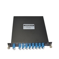Fournisseur chinois de multiplexeur CWDM 8 canaux, multiplexeur/diviseur CWDM duplex à fibre optique, 1470-1610 nm
