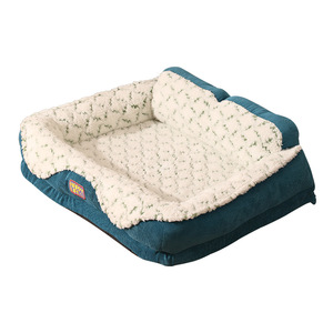 Neues Hundehaus Menschliches Hundebett Winter Warme Schlafmatte Nackenschutz Großes Haustierhaus Orthopädisches Hundebett - Product Image 1