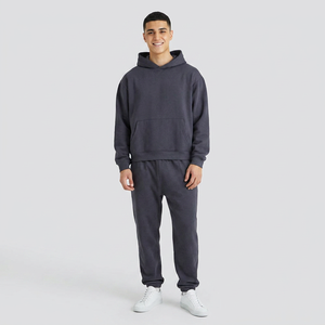 Chándal Unisex con Capucha, Reversible, Ecológico, 100% Algodón, Forro Polar, Cierre con Cordón, Bolsillos Laterales - Product Image 1
