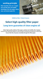 Filtros de Aceite de Motor DENSO para Volkswagen Polo, Fun, Polo Crossover, <span class=keywords><strong>Skoda</strong></span> Octavia 1.6L, <span class=keywords><strong>Fabia</strong></span> 1.4 1.6L, DA260340-1930, 03C115562A - Product Image 4