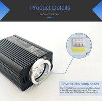 Super brillante 36W-D1/36W máquina de fibra LED de un solo cabezal All Sky Star Top modificado 12V Dispositivo de fuente de luz nueva condición