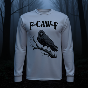 Camiseta de manga larga con diseño de cuervo gótico F-Caw-F Raven - Product Image 3