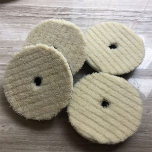 Éponge en <span class=keywords><strong>laine</strong></span> professionnelle pour l'entretien des voitures, tampon <span class=keywords><strong>de</strong></span> polissage humide et sec, OEM double <span class=keywords><strong>action</strong></span> - Product Image 1