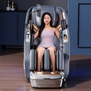 Silla de masaje de gravedad cero de cuerpo completo 4D de lujo con presión de aire de 7 puntos, características de estiramiento de <span class=keywords><strong>espalda</strong></span> y pantorrilla - Product Image 3