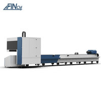 Machines de découpe laser FIN Chine haute vitesse 1500W pour tubes ronds et carrés en acier au carbone, acier inoxydable et aluminium, 3KW MAX, avec 2 mandrins - Prix