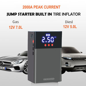 Démarreur <span class=keywords><strong>de</strong></span> saut <span class=keywords><strong>de</strong></span> <span class=keywords><strong>batterie</strong></span> <span class=keywords><strong>de</strong></span> <span class=keywords><strong>voiture</strong></span> 2000A multifonctionnel bon marché 150PSI gonfleur <span class=keywords><strong>de</strong></span> pneu numérique 12V compresseur d'air <span class=keywords><strong>de</strong></span> suralimentation automatique pour camions - Product Image 4