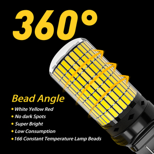 T20 7440 3014 4014 144 SMD 1156 BA15S 1157 BAY15D 7443 LED ống ánh sáng hỗ trợ xe bật tín hiệu thanh tín hiệu bật đèn cho xe hơi - Product Image 2