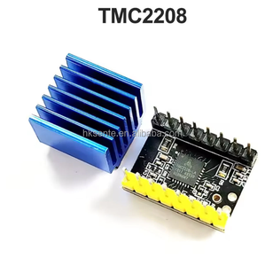 Placa controladora de motor paso a paso TMC2208 TMC2209 ATD5833 con disipador de calor, 2.5A, 256 subdivisiones, módulo de impresión silenciosa para impresora 3D - Product Image 2