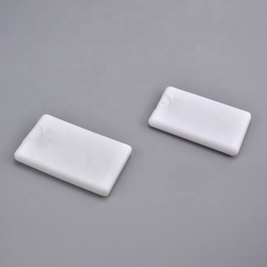 <b>Pocket</b> 20ml PP Credit Card Hand Sanitizer Spray Bottle Empty Credit Card Perfume Bottle With Spray Cap - Product Image 4