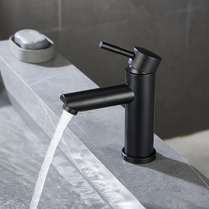 Giá rẻ boong gắn đơn xử lý thép không gỉ vòng lưu vực vòi nước cho phòng tắm bồn rửa - Product Image 3