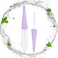 Vente chaude Bouteilles En Or Plumper Vide Lipgloss Logo Personnalisé Brillant À Lèvres Tubes En Argent Marque Privée Brillant À Lèvres Plumper À Lèvres