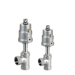 วาล์วควบคุมการไหลแบบลมชนิด 2 ทาง ยี่ห้อ King Stainless Steel พร้อมเกลียว  ชนิด Angle  แรงดัน 0-1 MPa - Product Image 1