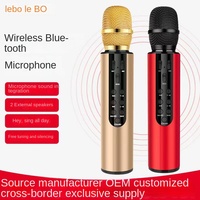 Meilleure vente en stock : M6 Tout-en-un pour haut-parleur de karaoké 5.3 avec micro cardioïde, connecteur Type-C, batterie 2000 mAh pour chant
