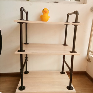 Công nghiệp Ống Kệ tường Mở Kệ sách các bộ phận khung sắt ống kệ - Product Image 3