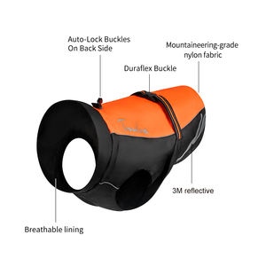 ट्रूलोवे थोक नायलॉन कपड़े पालतू जलरोधी लक्जरी ब्रांड फैशन चिंतनशील कुत्ते जैकेट और कोट - Product Image 2