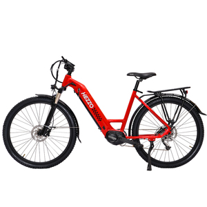 HEZZO US UK CA Entrepôt 27.5 "48v <span class=keywords><strong>500w</strong></span> BAFANG M600 Mid Drive Ebike 17.5Ah LG Longue Portée Anti-crevaison Step Thru Vélo électrique - Product Image 2