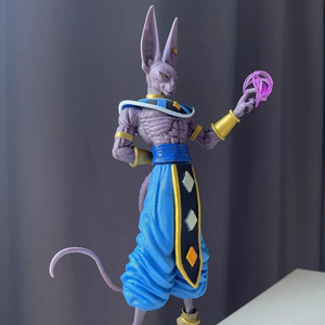 Figurine de dessin animé Saiyan de 30 cm, modèle de jouet, dieux de la destruction Beerus, figurine d'action d'anime - Product Image 5