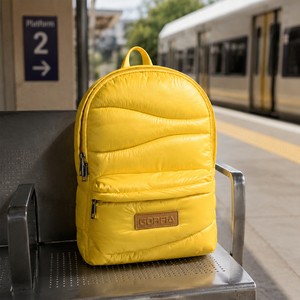 Custom Logo Nylon Designer <b>Backpacks</b> Lightweight Large Capacity Laptop Compartment OEM Unisex Travel <b>Backpack</b> Bag - Product Image 1