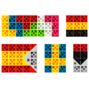 Bloques de construcción de plástico ABS para niños, juguete de ladrillos para armar Mini tren de plástico ABS - Product Image 6