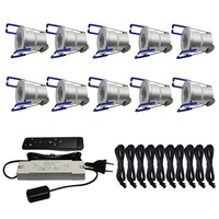 12V DC véranda led spot dimmable mini LED downlight set IP65