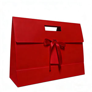 Bolsas Ecológicas Personalizadas Hechas con Materiales Reciclados, con Cinta Decorativa, Ideales para Empacar Recuerdos de Boda - Product Image 1