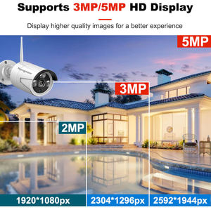 Hongnaer 3/5MP 4/8/16 канал беспроводной системы видеонаблюдения - Product Image 4