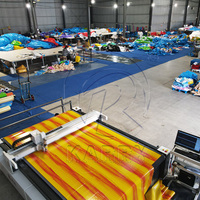 Nouveau design, directement de l'usine, château gonflable commercial en PVC pour enfants, thème vaches de ferme, à vendre