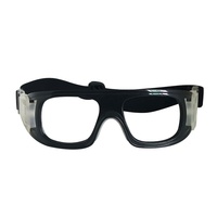 Lunettes de protection de sport multicolores pour le Nouvel An Lunettes de basket-ball et de football anti-collision avec soulagement de la myopie PC rouge