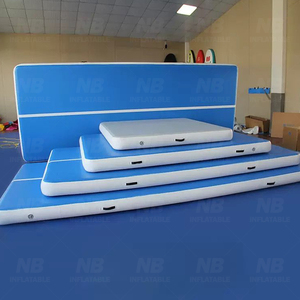 Tapis de gymnastique gonflable en PVC personnalisé pour terrains de basketball extérieurs et usage en salle de sport - Tapis de gymnastique gonflable DWF imperméable pour la gymnastique - Product Image 2