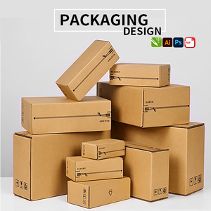 Tái chế tùy chỉnh carton sóng tự niêm phong dây kéo hộp dễ dàng xé mở bao bì nến thể hiện vận chuyển giấy gửi thư hộp - Product Image 5