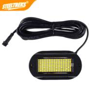 Kit de feux de coin stroboscopiques STEELTREKS Advanced 12V 219 LED blanc pur pour camions, voitures, pick-up, nouveaux feux de roche pour véhicules
