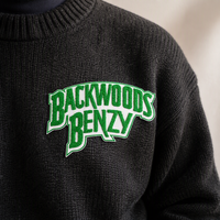Patch brodé en chenille personnalisé |   Lettres en velours bouclé vert avec bordure blanche et contour vert, applique à coudre