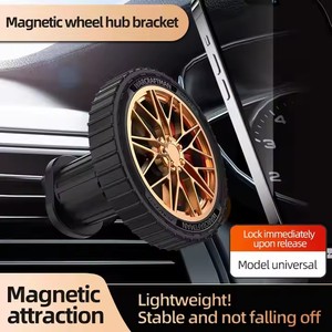 Supporto magnetico dell'automobile del telefono di rotazione di 360 gradi, supporto del telefono, porta-aria dello sfiato del telefono per le automobili con la Clip del gancio - Product Image 5