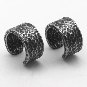 yunnique Fashion Cuff <b>Earrings</b> Tibetan Silver Geometric Open Design Party Jewelry for Men Women - Product Image 1