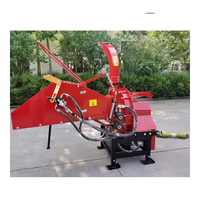 Broyeur de branches et de feuilles hydraulique professionnel de 8 pouces, 20 ch, 50 ch, entraîné par prise de force, broyeur de bois Wc 8