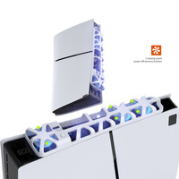 Ventilateur de refroidissement USB avec lumière RGB TP5-3538S pour console PS5 Slim