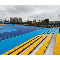 Structure métallique extérieure pour stade, gradins en plastique, sièges portables pour tribunes sportives, chaises pour équipement de football et de basketball