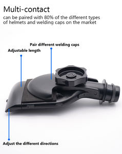 Konektor multifungsi untuk helm las <span class=keywords><strong>Respirator</strong></span> bertenaga tekanan positif dengan sertifikasi CE - Product Image 5