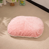 HONEY PAWS Matelas pour chien en polyester, double face, motif à carreaux, tapis chaud pour animaux de compagnie pour l'intérieur, facile à nettoyer