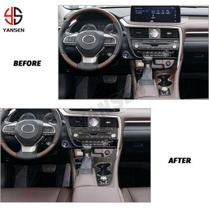 Accesorios de coche de fibra de carbono Real, pegatina embellecedora <span class=keywords><strong>interior</strong></span> para <span class=keywords><strong>Lexus</strong></span> <span class=keywords><strong>RX</strong></span> RX300 270 200t <span class=keywords><strong>450h</strong></span> 2016-2019, kit de carrocería - Product Image 2