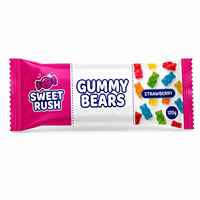 Bolsa de Embalaje Personalizada al por Mayor con Logotipo, Impresa Digitalmente, de Grado Alimenticio, para Gomitas, Chocolate y Barras de Caramelo