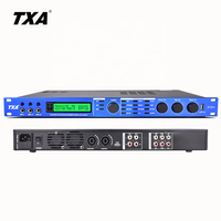DSP 600W * 2 dijital ses işlemcisi ev Karaoke profesyonel yankı yankı güç amplifikatörü DSP işlemci