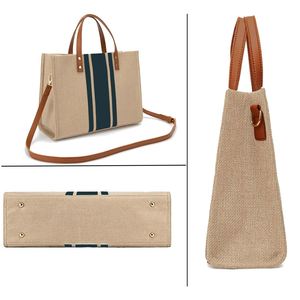 New Simple <b>Large</b> Capacity Professional Business Commute Fashion <b>Canvas</b> Tote <b>Bag</b> - Product Image 2