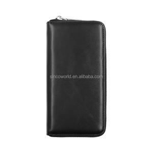 2025 portefeuille <span class=keywords><strong>porte</strong></span>-cartes en cuir Vintage de luxe pour hommes et femmes longue longueur 'Find My Wallet' nouveau produit - Product Image 4