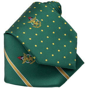 <span class=keywords><strong>Comprar</strong></span> Corbata Escolar Personalizada Tejida Jacquard <span class=keywords><strong>Lunares</strong></span> Verdes Amarillos y Corbatas de Rayas Con Logo para Niños Escolares - Product Image 2